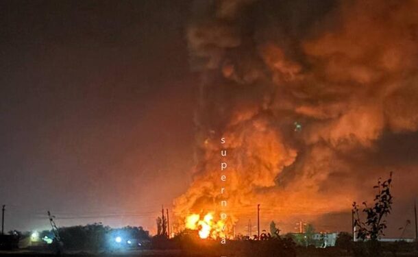 У РФ після удару БПЛА палає нафтобаза – соцмережі