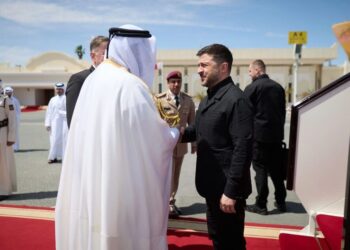 Зеленський прибув до Катару після візитів у Саудівську Аравію та ОАЕ