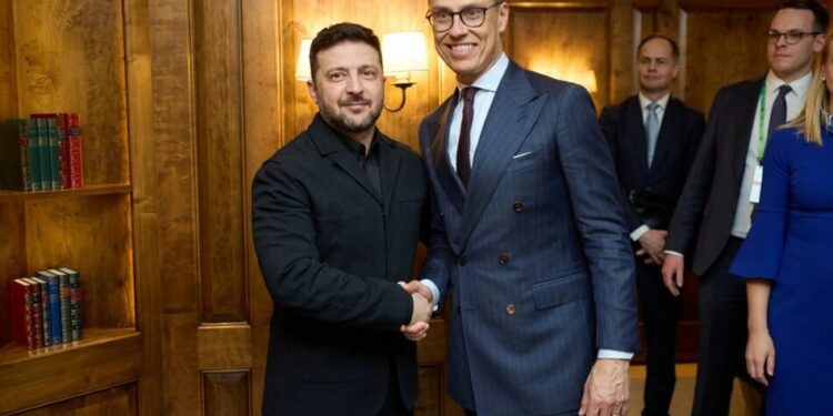 Зеленський та президент Фінляндії Стубб обговорили роботу на американському напрямку та інцидент із дронами