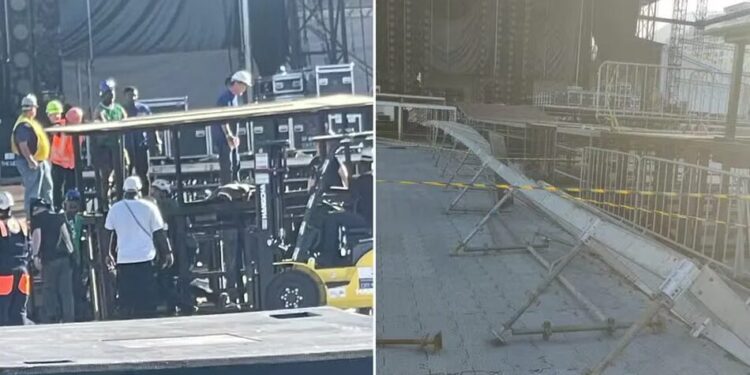 Технік загинув під час монтажу сцени для концерту Шакіри в Ріо