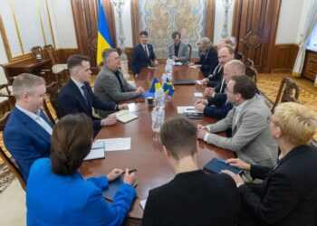 В Офісі Президента обговорили із делегацією Швеції вступ України до ЄС, винищувачі Gripen і підготовку пілотів