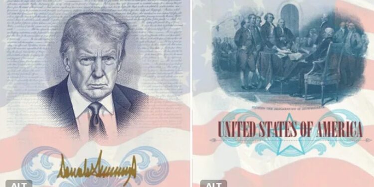 У США готують лімітовані паспорти з портретом Трампа до 250-річчя країни