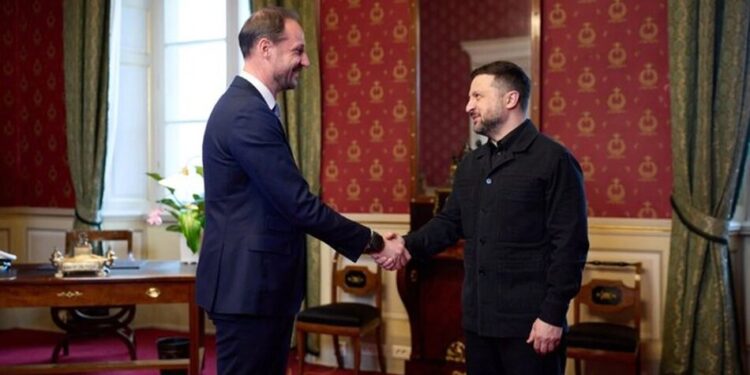 Зеленський зустрівся з кронпринцем Норвегії та анонсував Drone Deal