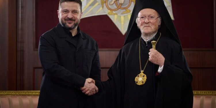 Зеленський зустрівся з патріархом Варфоломієм та запросив його в Україну
