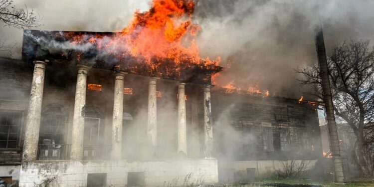 російські окупанти завдали удару по культурній спадщині Харківщини XIX століття