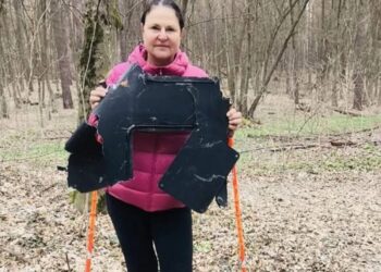 Посолка ЄС знайшла уламок російського "шахеда" під час прогулянки київським лісом