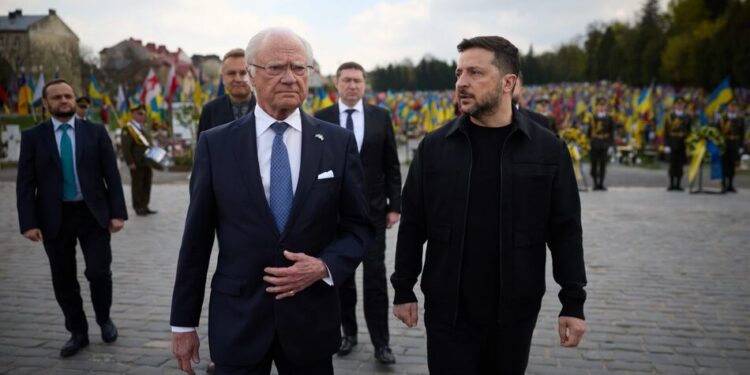Король Швеції приїхав до України – Зеленський зустрівся з ним після європейського турне