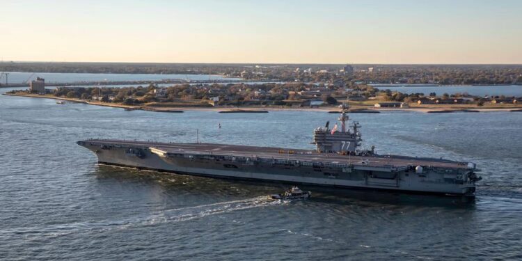 США відправили третій авіаносець та ще більше військових на Близький Схід – ЗМІ