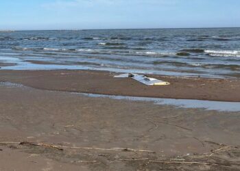 На естонське узбережжя винесло уламок крила українського безпілотника