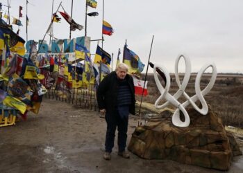 Борис Джонсон відвідав українських військових на Запорізькому напрямку