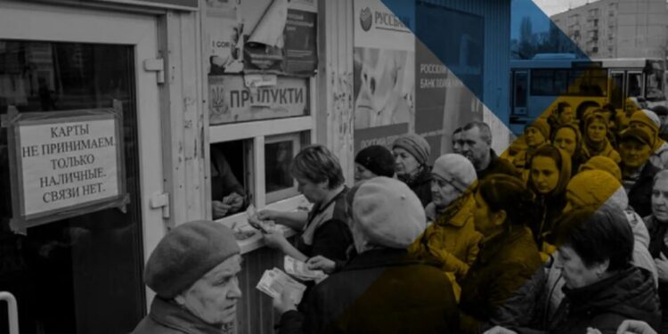ЦНС: в окупованих Мелітополі та Бердянську колапс фінансової системи – безготівковий рорахунок заблоковано