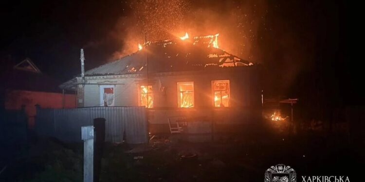 росія вдарила дроном по Богодухову на Харківщині, є поранені