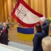 Швеція передала Україні унікальну копію бойової хоругви гетьмана Богдана Хмельницького