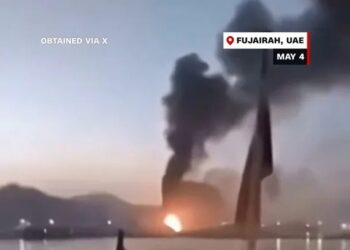 Іран атакував нафтовий об’єкт в ОАЕ дронами і ракетами, спалахнула велика пожежа – CNN