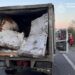 Російський дрон атакував хлібний фургон на трасі на Харківщині, є поранені