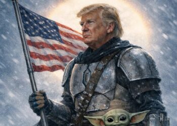 "Нехай прибуде з вами Сила": у Білому домі показали портрет Трампа в образі мандалорця