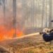 Масштабна лісова пожежа у Чорнобильській зоні триває – над гасінням працюють сотні вогнеборців