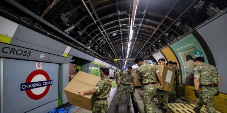 НАТО розгорнуло штаб у метро Лондона для відпрацювання ударів по рф