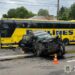 У Борисполі Jeep врізався в автобус з 17 пасажирами на зустрічній, є загиблий та постраждалі