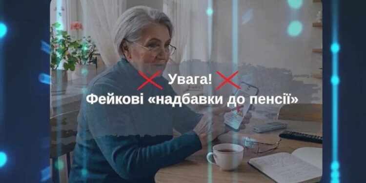 Кіберполіція попереджає про фейкові "надбавки до пенсії" та закликає не переходити за шахрайськими посиланнями