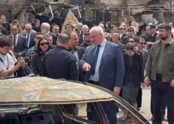Понад 70 дипломатам показали місце удару рф на Лук'янівці у Києві