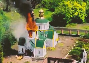 росіяни знищили церкву Різдва Пресвятої Богородиці у Закітному на Донеччині