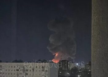 У мережі з'явилося відео удару імовірно "Фламінго" по оборонному заводу у чебоксарах