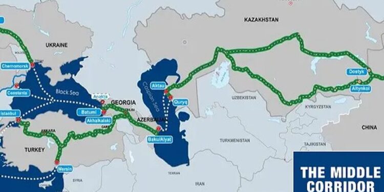 Китай нарощує транзит до Європи в обхід росії через «Серединний коридор» – СЗРУ