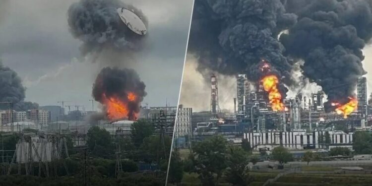 Генштаб підтвердив ураження Московського НПЗ, нафтобази, залізничного мосту через Північно-Кримський канал і не тільки