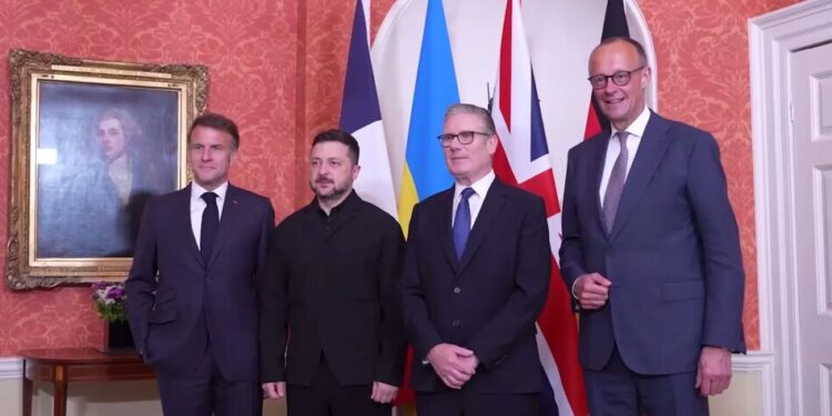 Зеленський у Лондоні обговорив з лідерами Британії, Франції та ФРН удари по росії та нову допомогу