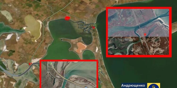 На окупованій Херсонщині фіксують нові ураження мостів на шляху до Криму