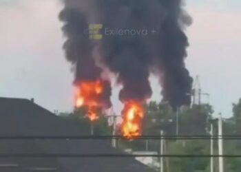У краснодарському краї після атаки БПЛА загорілася Полтавська нафтобаза