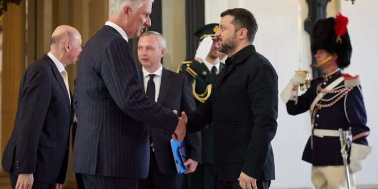 Зеленський обговорив із королем Бельгії атаку на Лавру та посилення санкцій проти рф