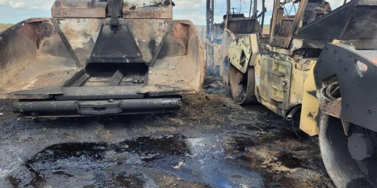 Російський дрон атакував дорожників і знищив техніку – Мінрозвитку