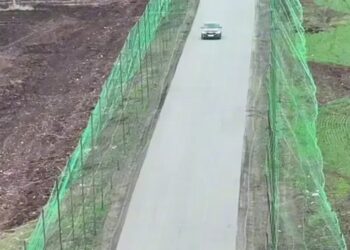 У травні облаштували 211 кілометрів доріг з антидроновим захистомм
