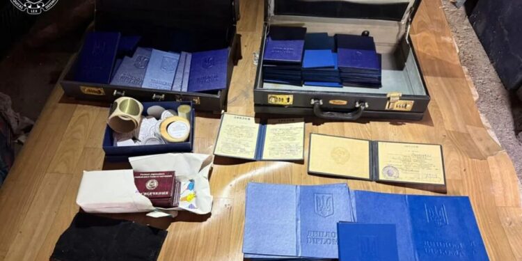 Масштабна схема підробки документів діяла на Київщині, проведено 31 обшук, 15 підозрюваних – Генпрокурор