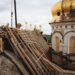 У Лаврі тривають відновлювальні роботи після атаки рф, закрито 70% даху Успенського собору – Мінкульт