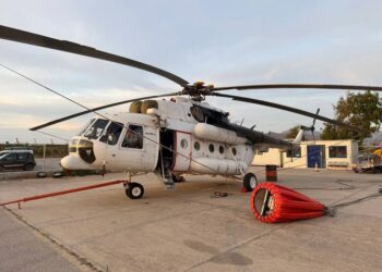 H3Operations попри складний маршрут оперативно перекинула гелікоптер Мі-8 із Південного Судану до Греції для гасіння пожеж