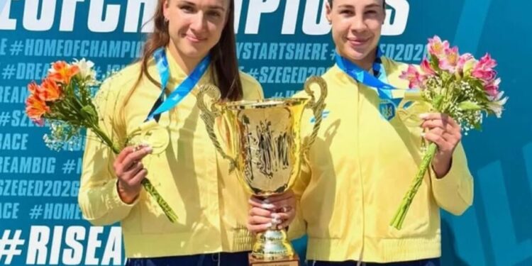 Українські веслувальниці стали чемпіонками Європи у каное-двійці на дистанції 500 метрів
