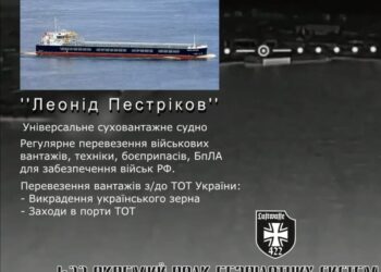 Українські дрони уразили суховантаж і військову логістику окупантів у Бердянську