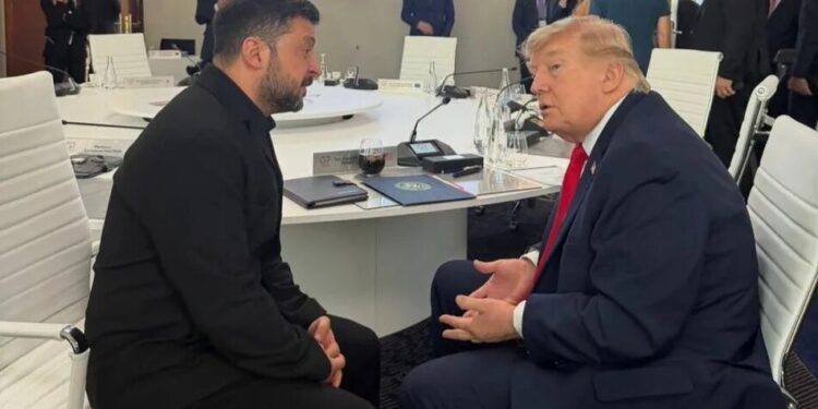 Зеленський підтвердив зустріч з Трампом на саміті G7 і поділився фото