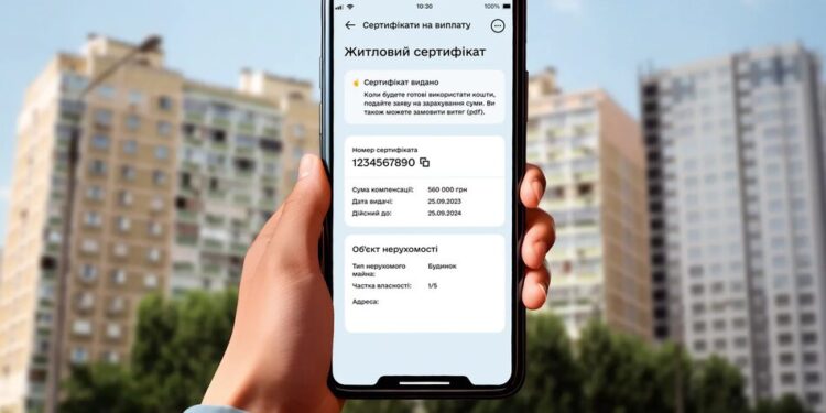 Допомога на житло через єВідновлення: кому дають сертифікат, а кому – ваучер