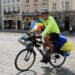 Французький інженер проїхав понад 2200 км велосипедом до Львова і передав листи підтримки Україні