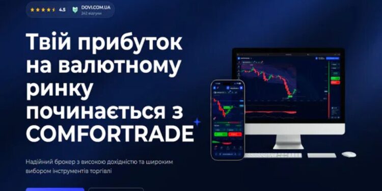 Компанія "Comfortrade" пропонує трейдерам нову брокерську платформу