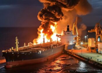 росія заявила про атаку дрона на танкер в Азовському морі