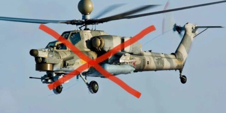 СБС уразили російський Мі-28 у бєлгородській області