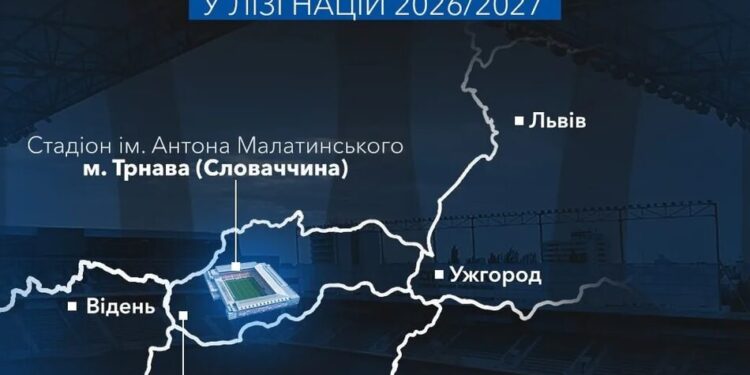 “Домашні” матчі Ліги націй збірна України проведе в Словаччині