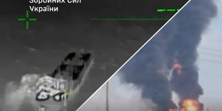 Генштаб підтвердив ураження Сизранського НПЗ, 10 танкерів та 4 поромів в Азовському морі