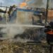 росія вдарила по Ізюму: пошкоджено АЗС, троє постраждалих