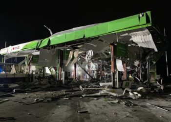 Війська рф вночі атакували чотири АЗС і пожежну частину на Полтавщині